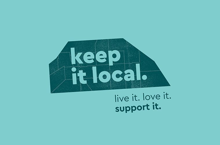 Keep it Local logo designed by communikate et al