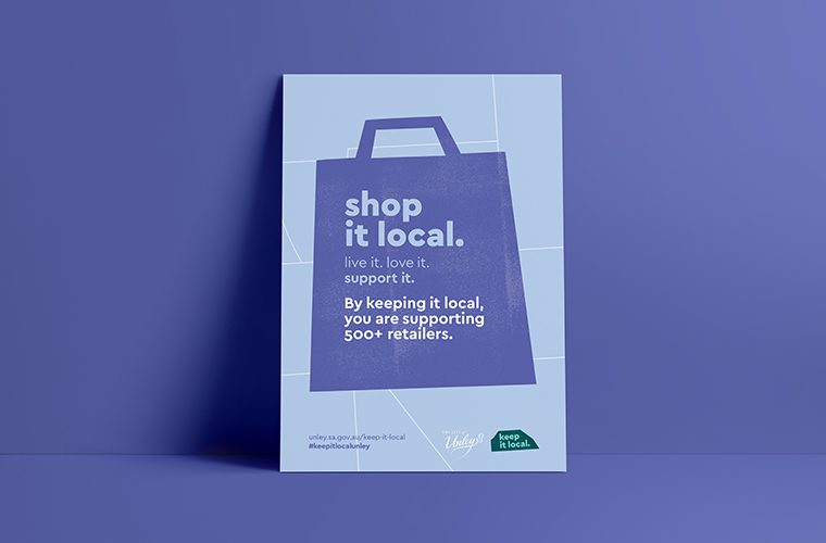 Keep it Local collateral designed by communikate et al