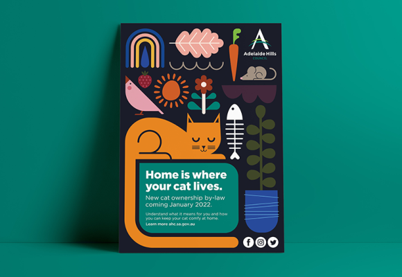 Adelaide Hills Council Catchy Campaign Poster